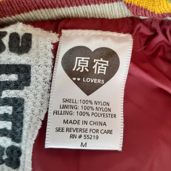 Harajuku Lovers Gwen Puffer Bomber Jacket No Doubt Rainbow Excellent condition M - Picture 6 of 8